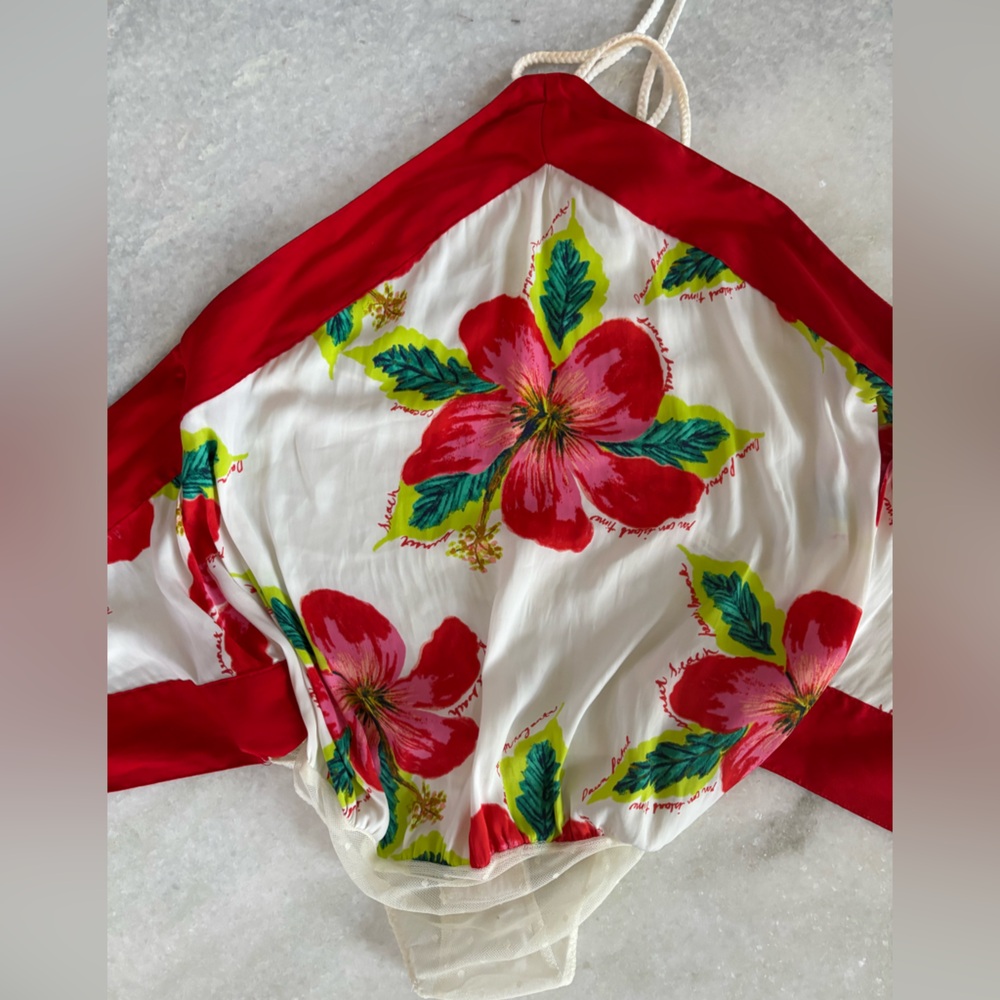 Free people Hibiscus 🌺 haltertopbodysuit - Picture 2 of 8
